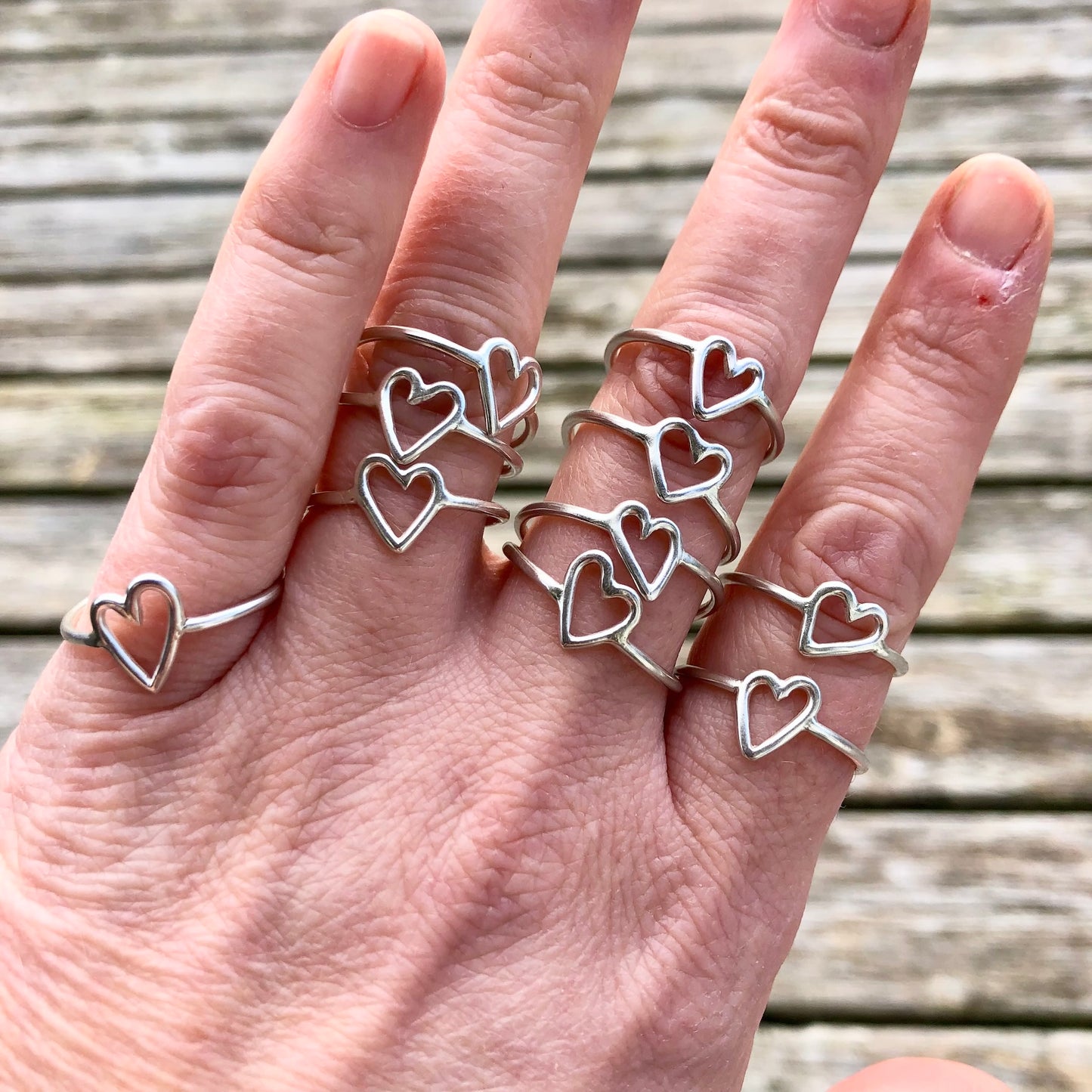 The "Eternal Embrace" Ring, sterling silver