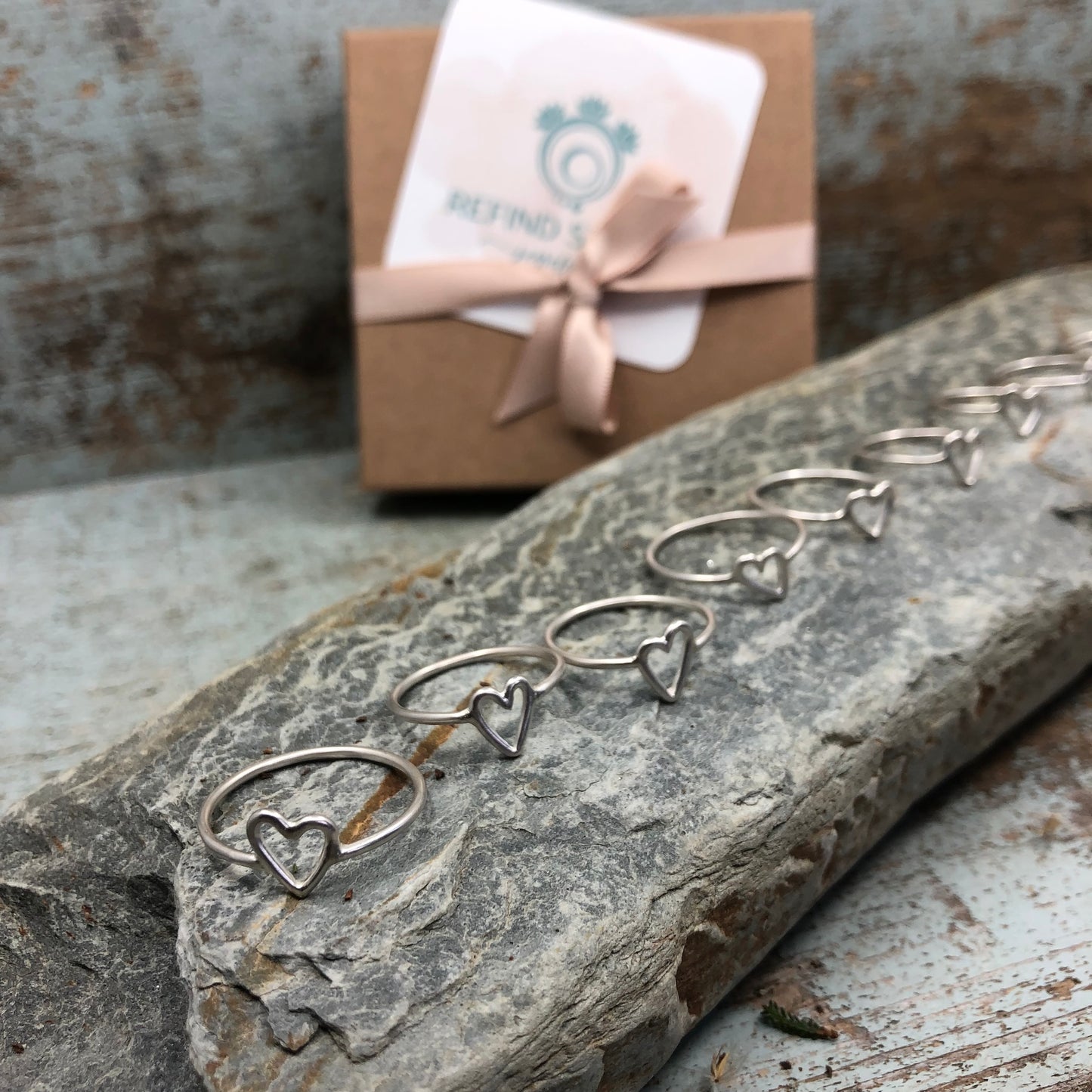 The "Eternal Embrace" Ring, sterling silver